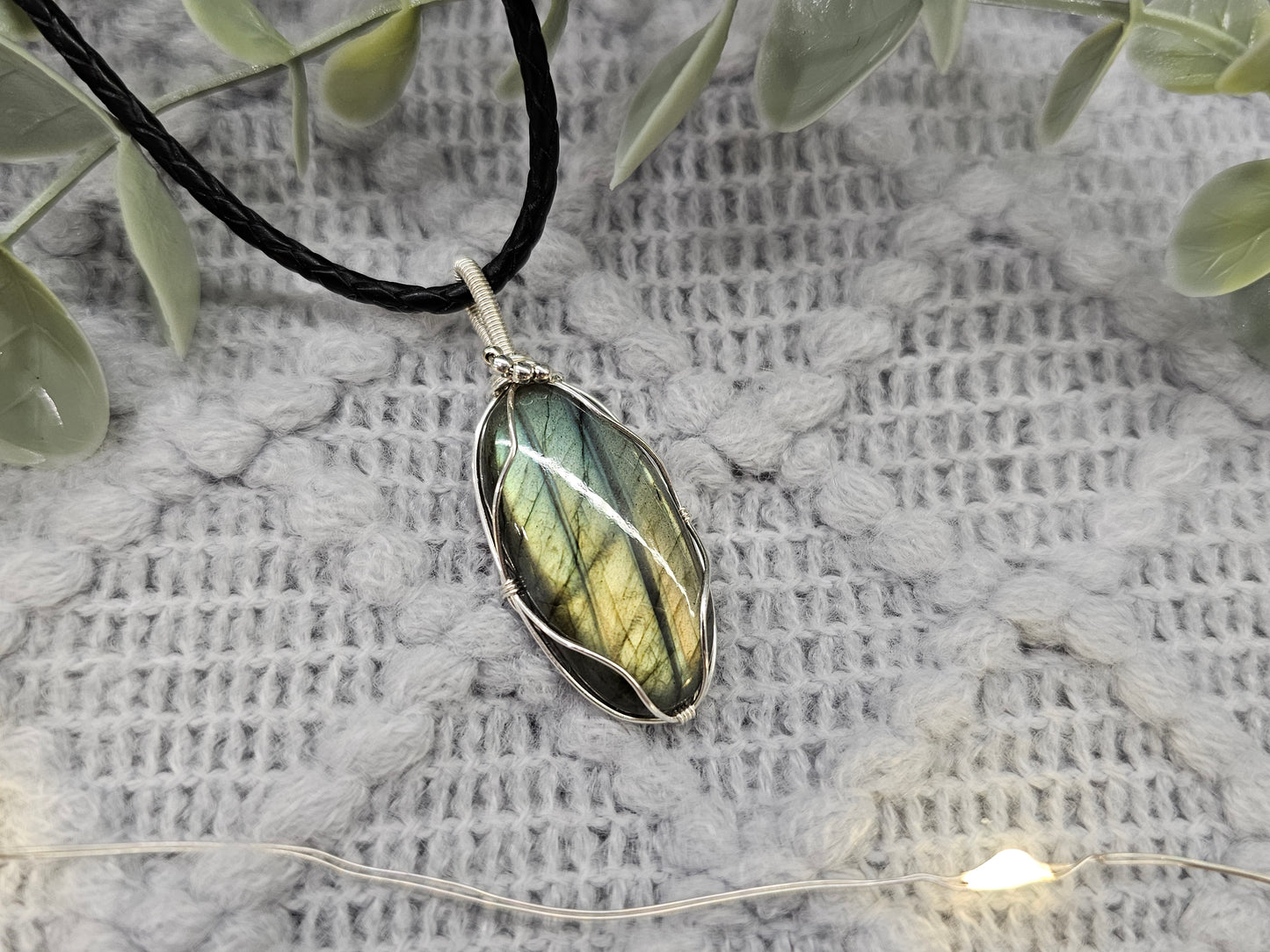 Labradorit | 925er Silber | Edelstein Anhänger