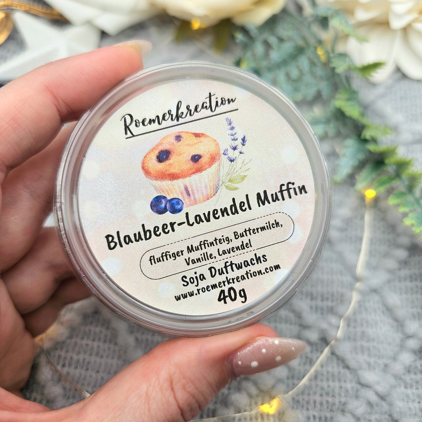 Schale 40 g | Blaubeer-Lavendel Muffin | Duftwachs