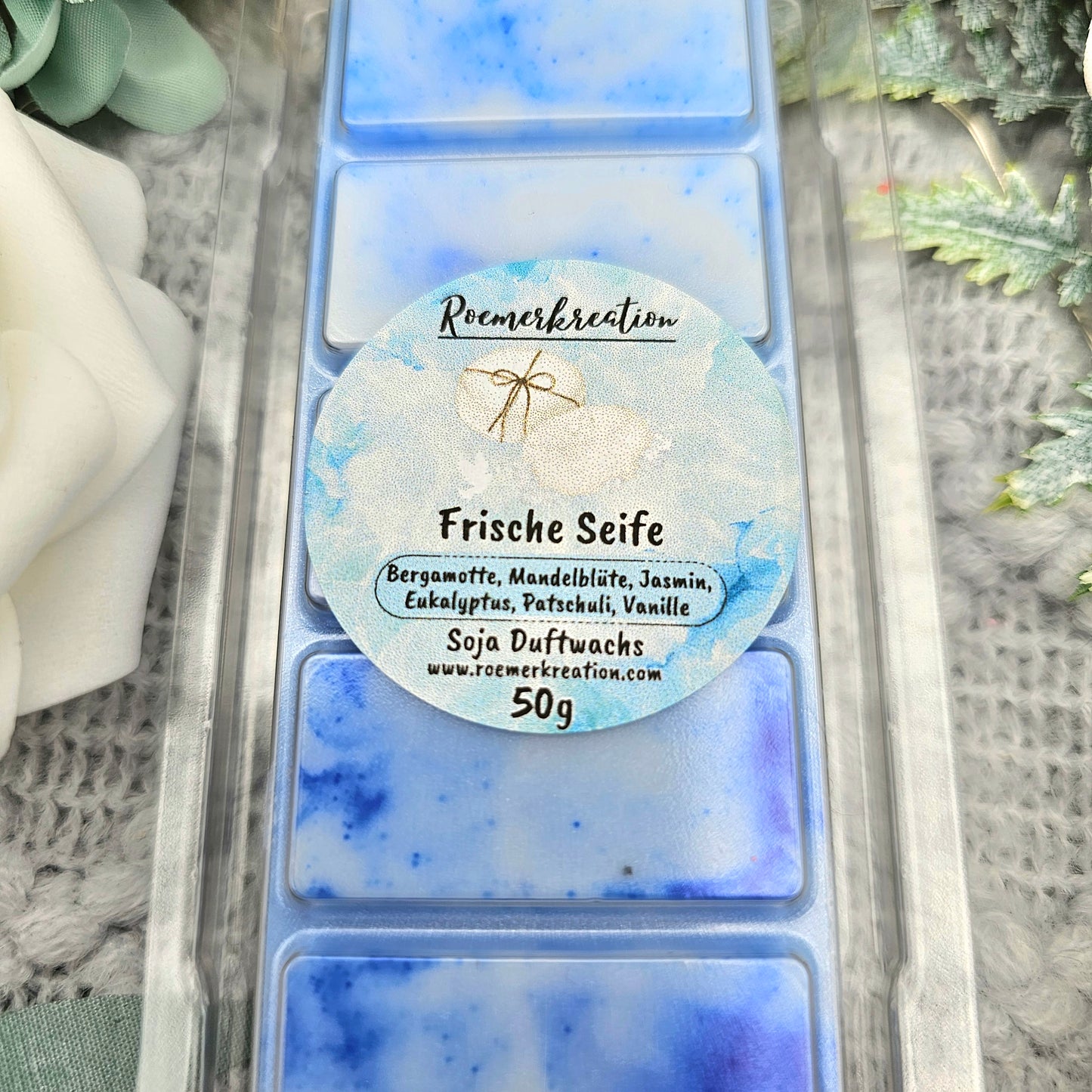 Tafel 50 g | Frische Seife | Duftwachs