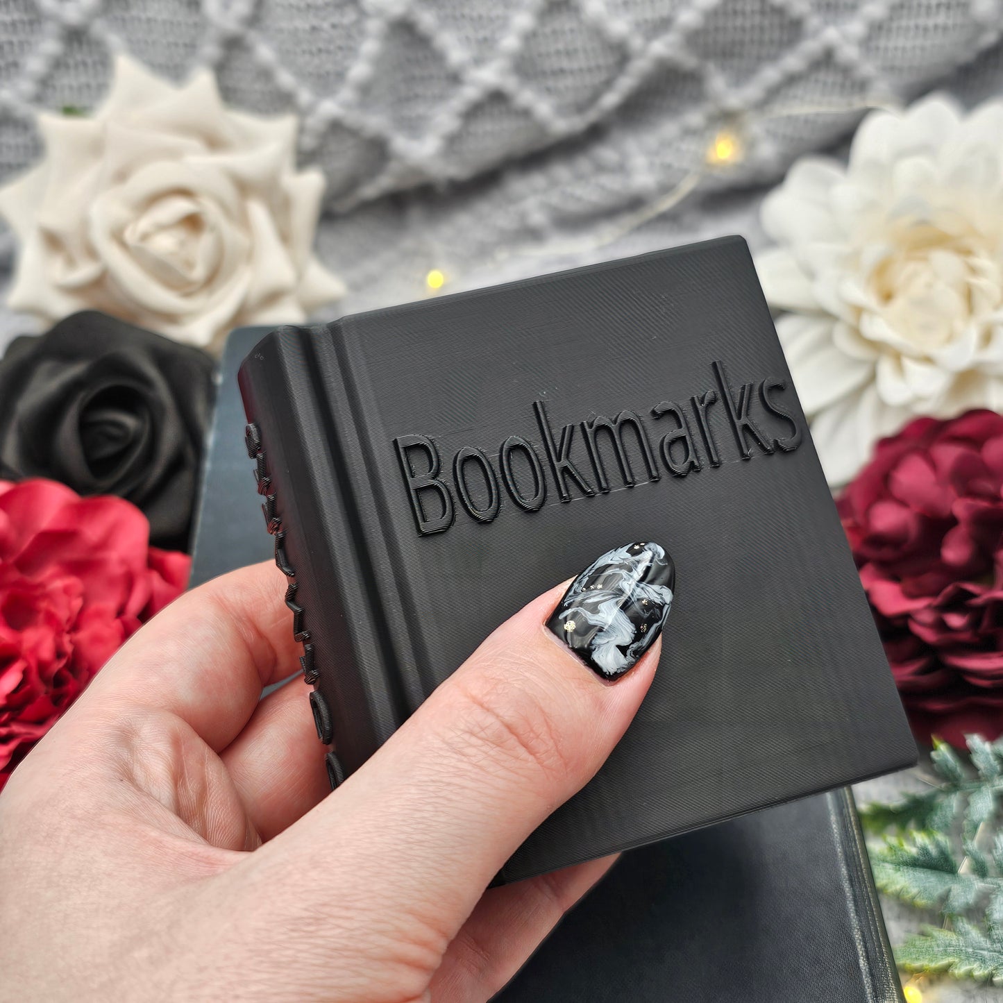 Lesezeichenhalter "Bookmarks" schwarz | 3D Druck | Bookmark Holder