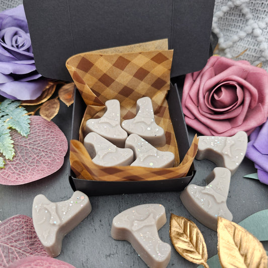 Geschenkbox Zauberhüte 40 g | Kakaobutter & Kaschmir | Duftwachs