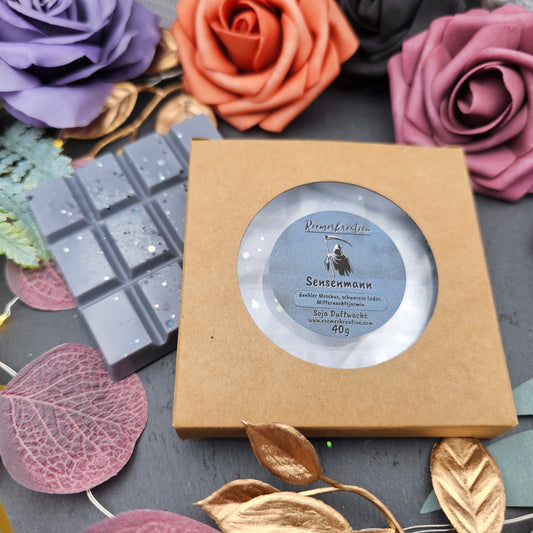 Tafel 40 g | Sensenmann | Duftwachs