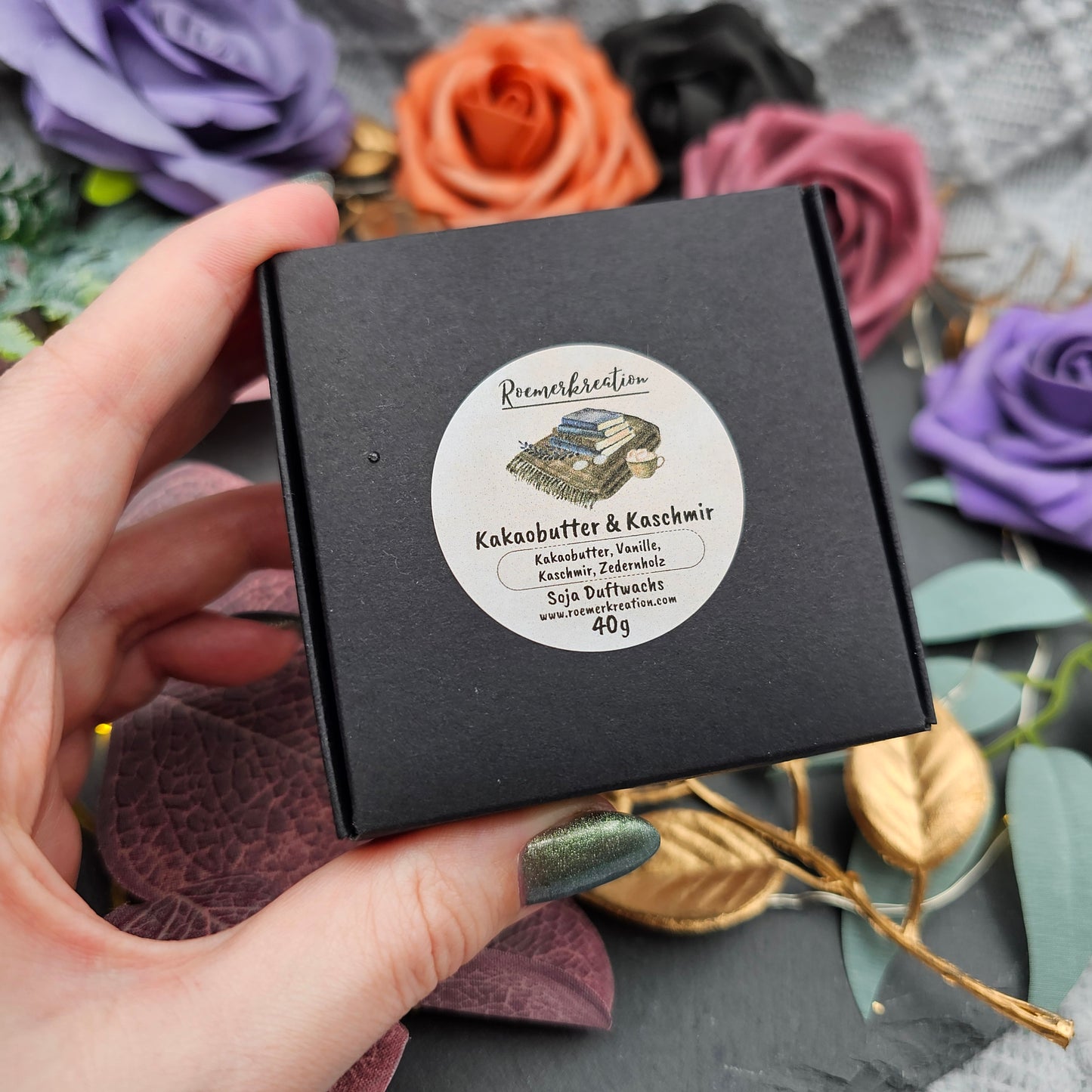 Geschenkbox 40 g Kakaobutter & Kaschmir | Duftwachs