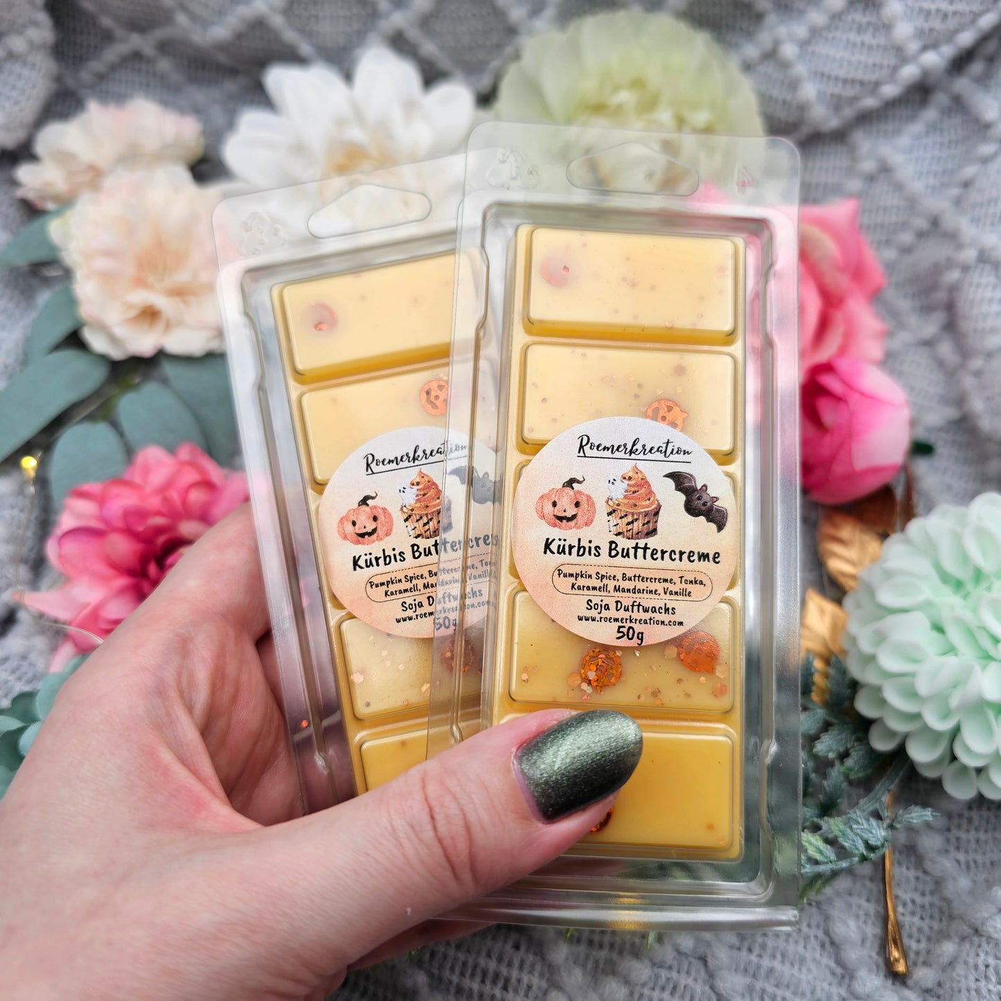 Tafel 50 g | Kürbis Buttercreme | Duftwachs