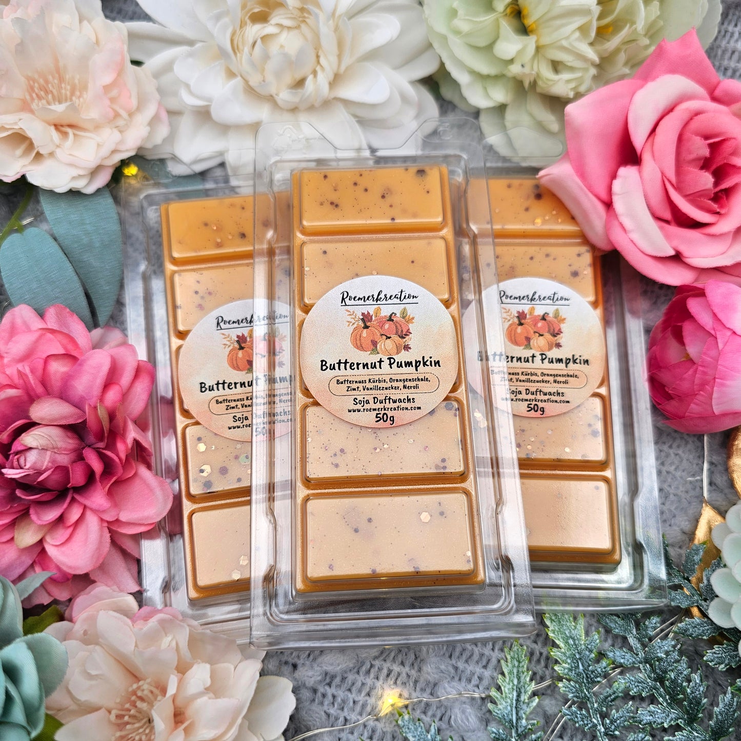Tafel 50 g | Butternut Pumpkin | Duftwachs