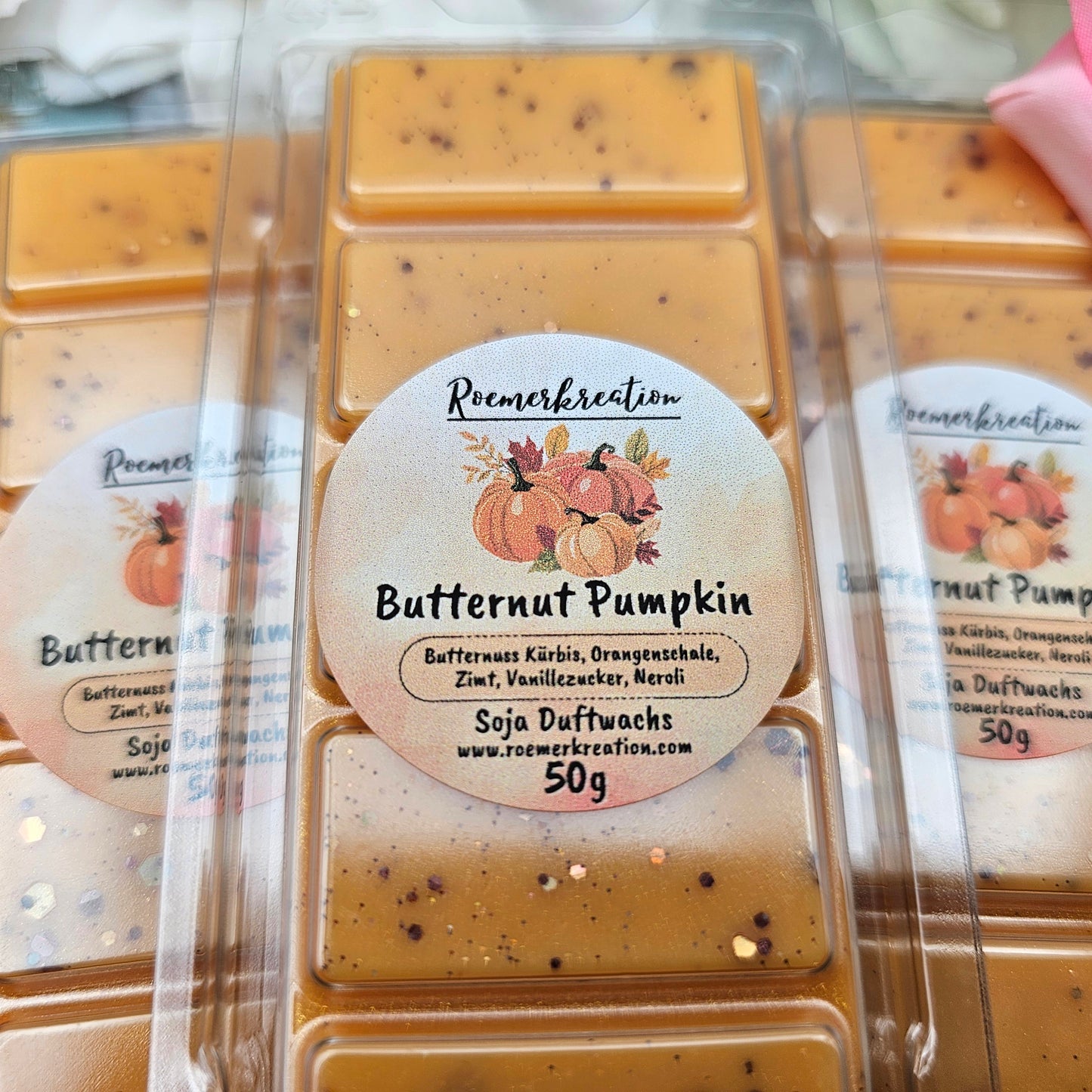 Tafel 50 g | Butternut Pumpkin | Duftwachs