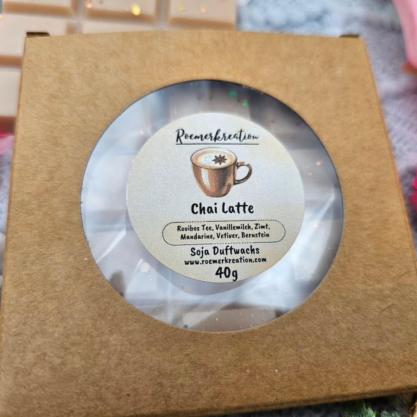 Tafel 40 g | Chai Latte | *limitiert* | Duftwachs