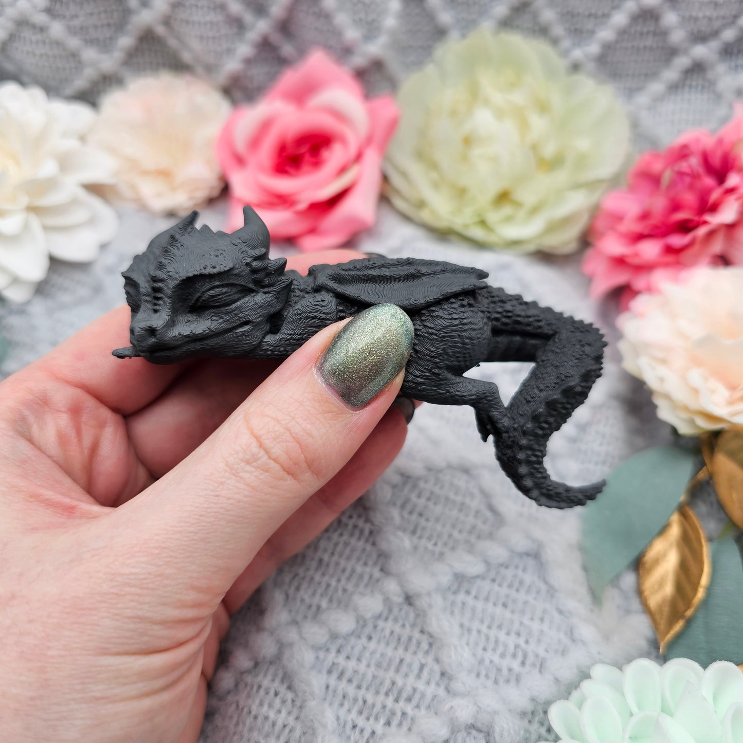 Regaldeko Sleeping Dragon Color, Side, and Size Choice | 3D Print