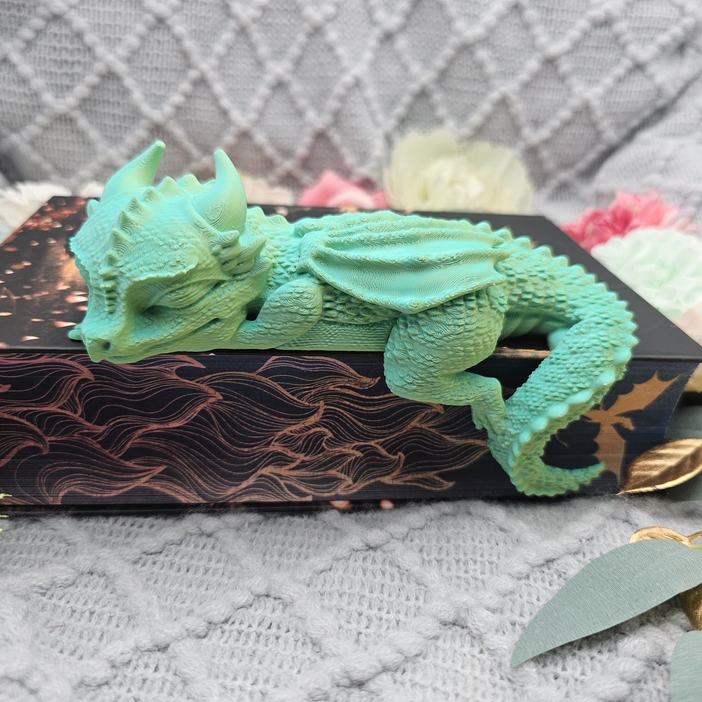 Special Edition - Limited Stock | Shelf Decoration Sleeping Dragon M 3-color | 3D Print