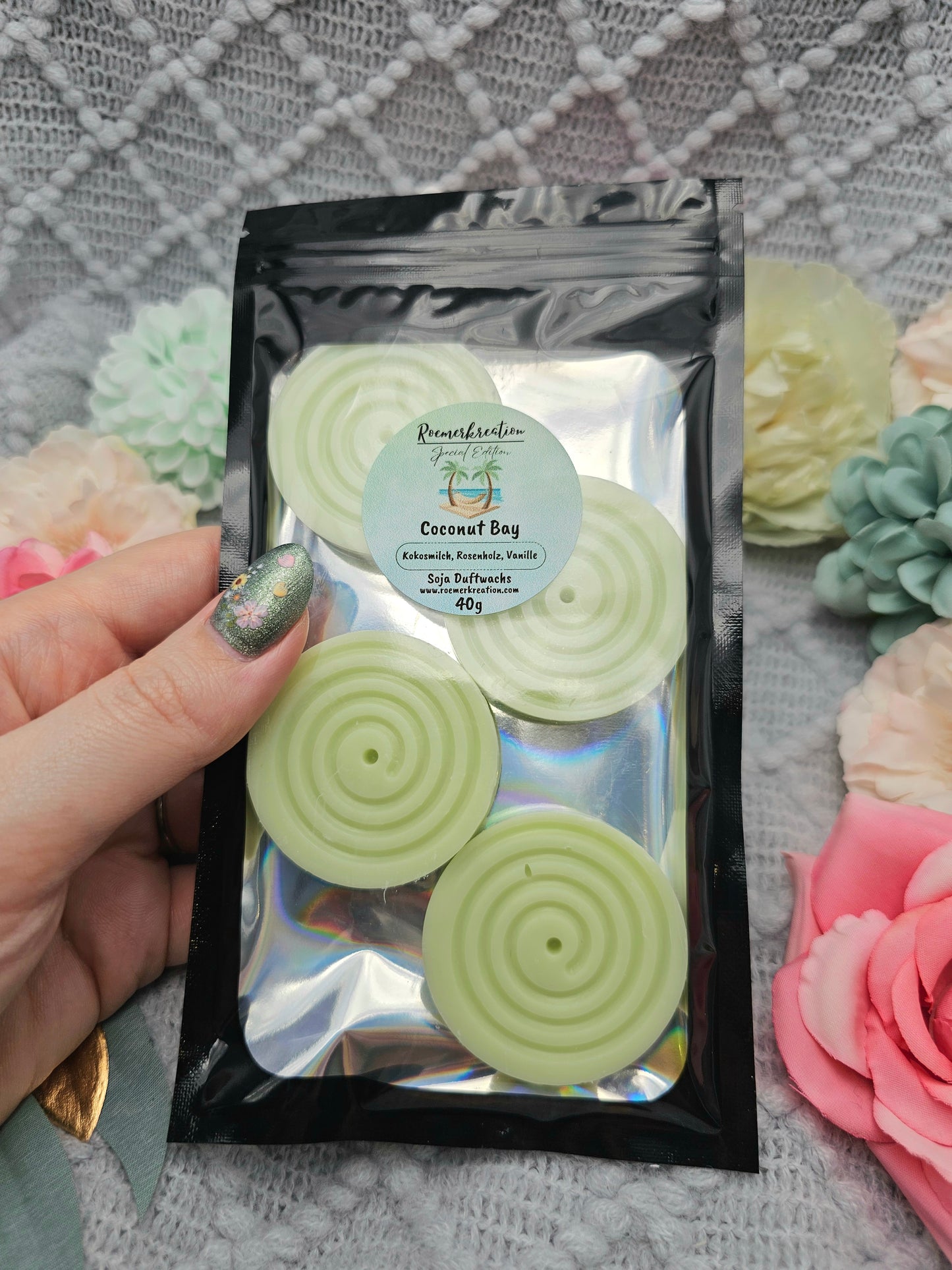 Kreise 40 g | Coconut Bay | Duftwachs