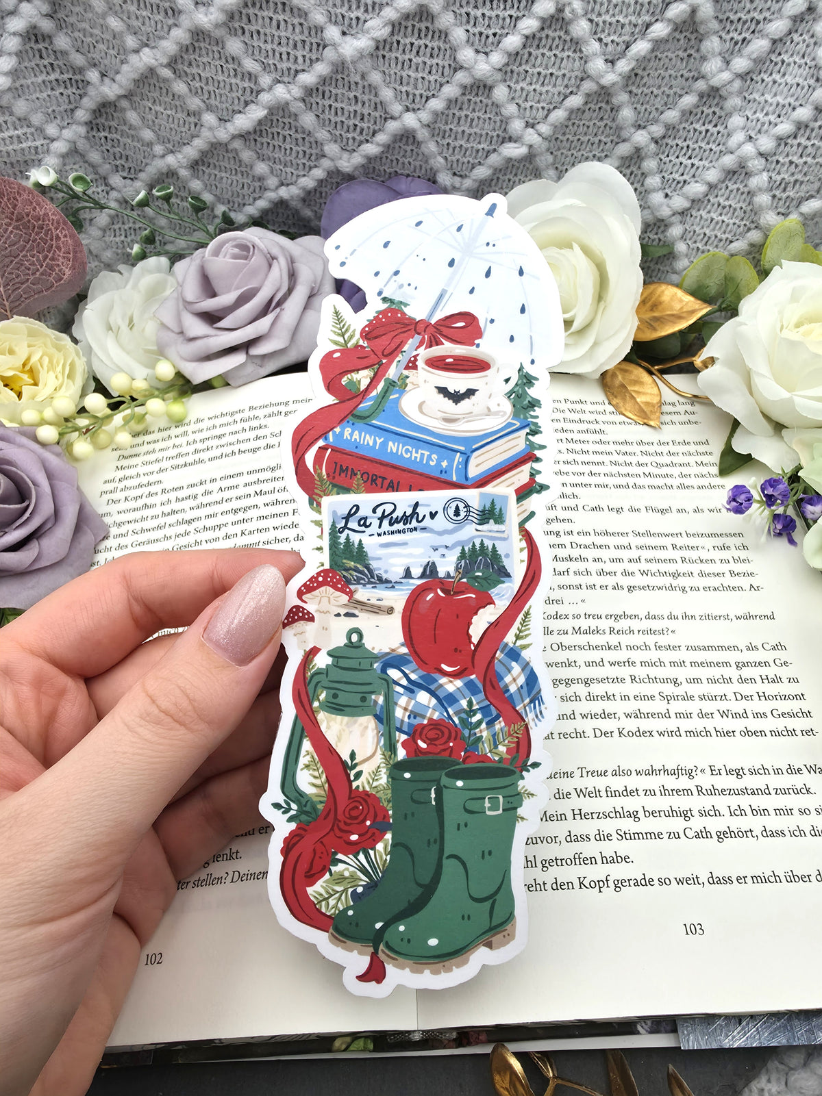 Lesezeichen Trip to La Push | Die Cut Bookmark