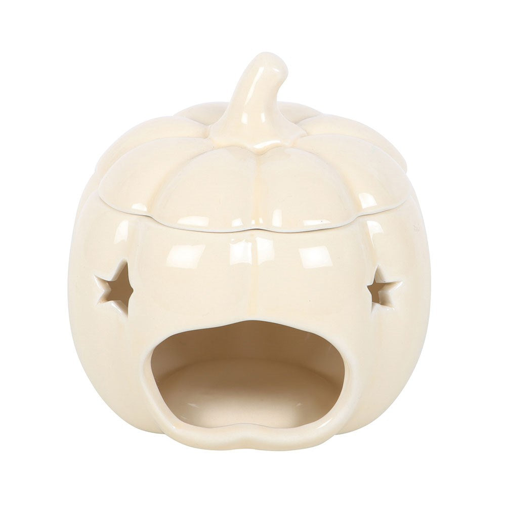 Duftlampe Teelicht "Autumn Magic Pumpkin" Keramik weiß
