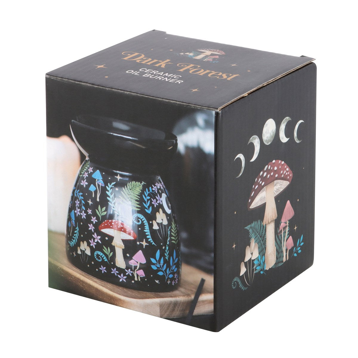 Duftlampe Teelicht "Dark Forest" Keramik