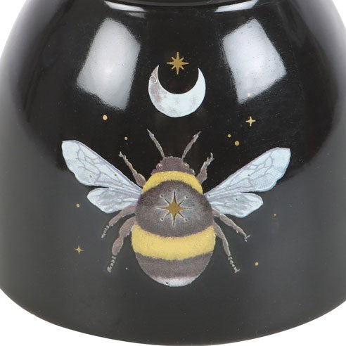 Vorbestellung | Duftlampe Teelicht "Forest Bee" Keramik schwarz