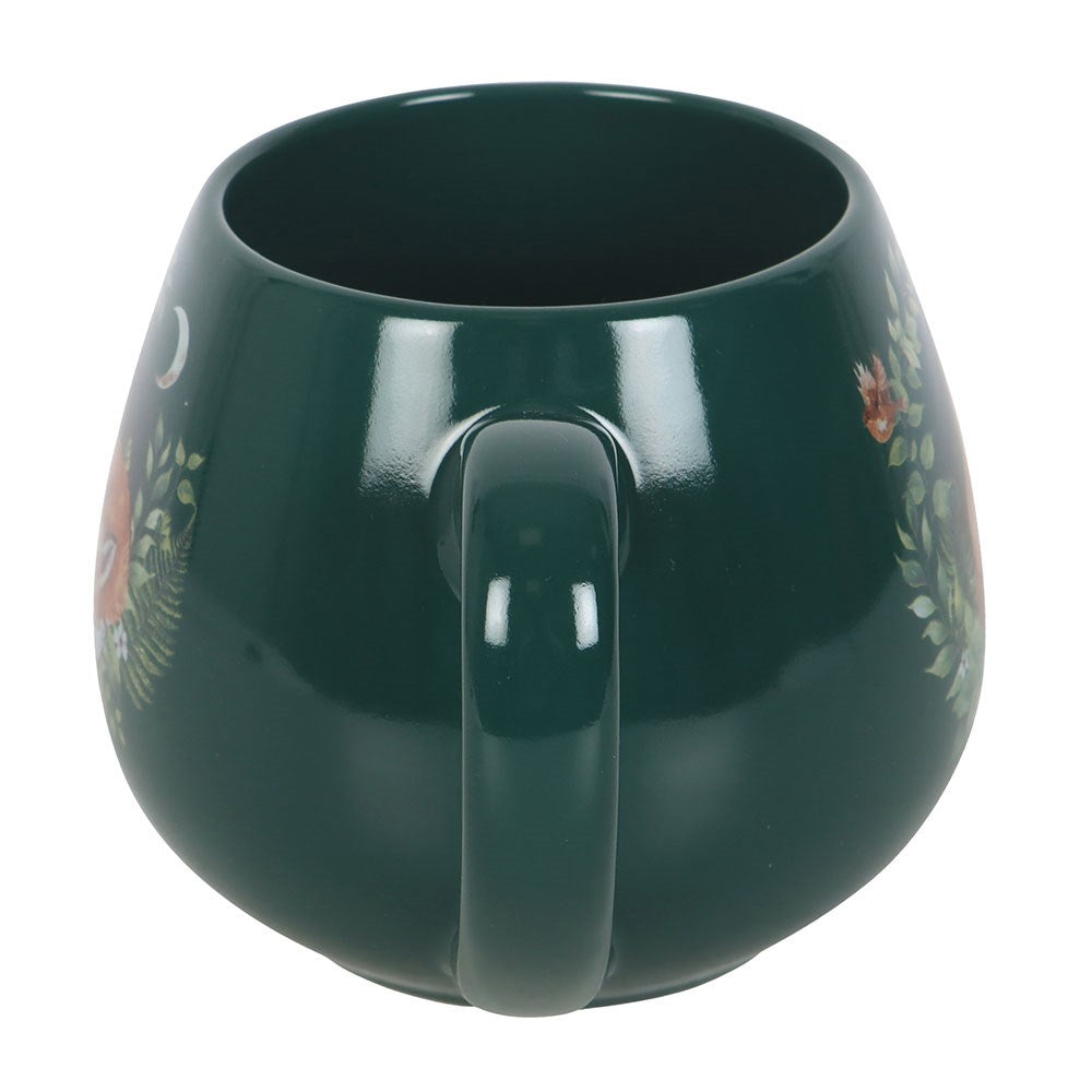 Tasse "Sleeping Fox" Keramik grün