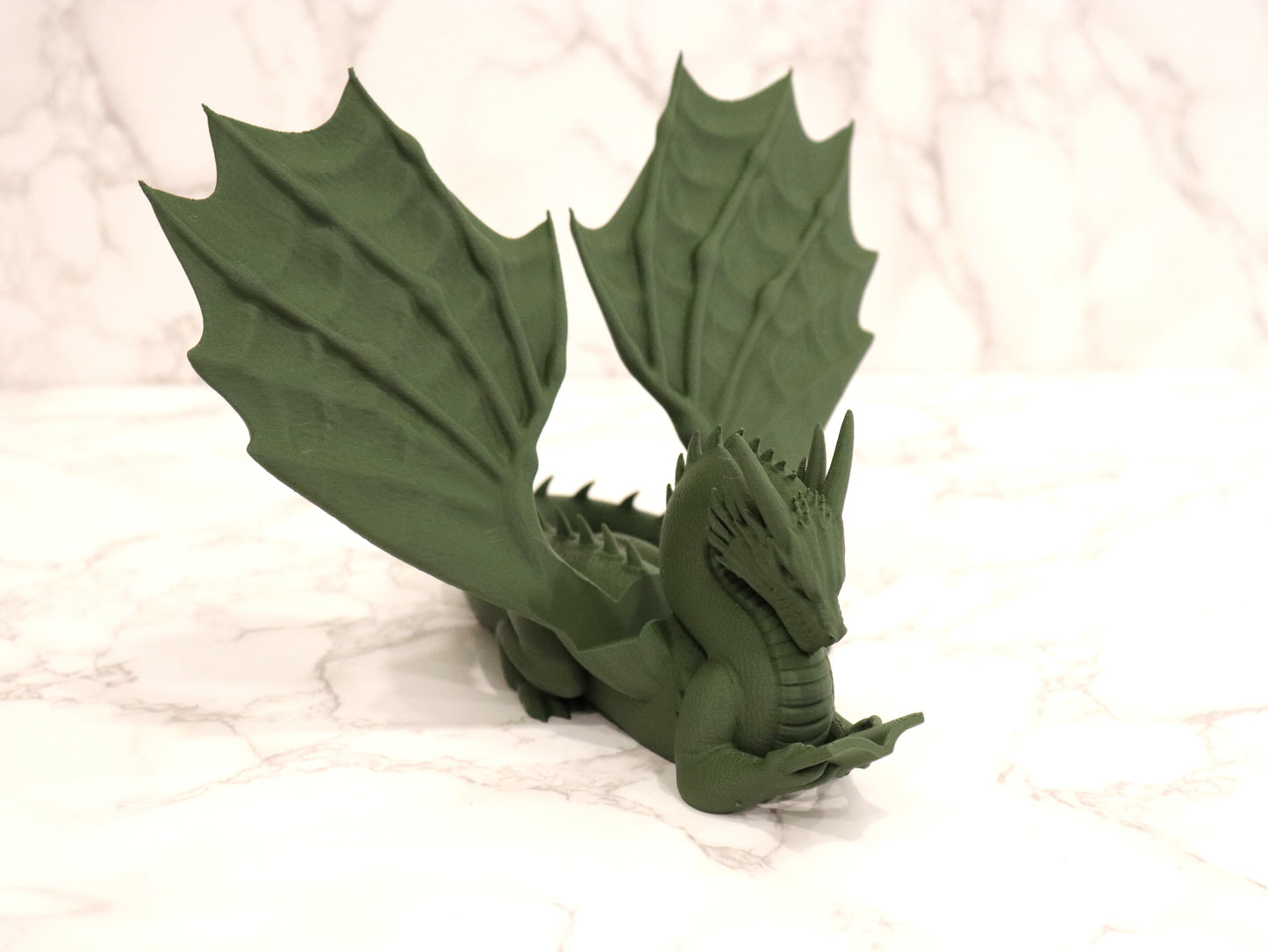 Buchhalter lesender Drache Farbauswahl Cozy Colors | verschiedene Größen | 3D Druck | Aufsteller Bücher E-Reader Tablet