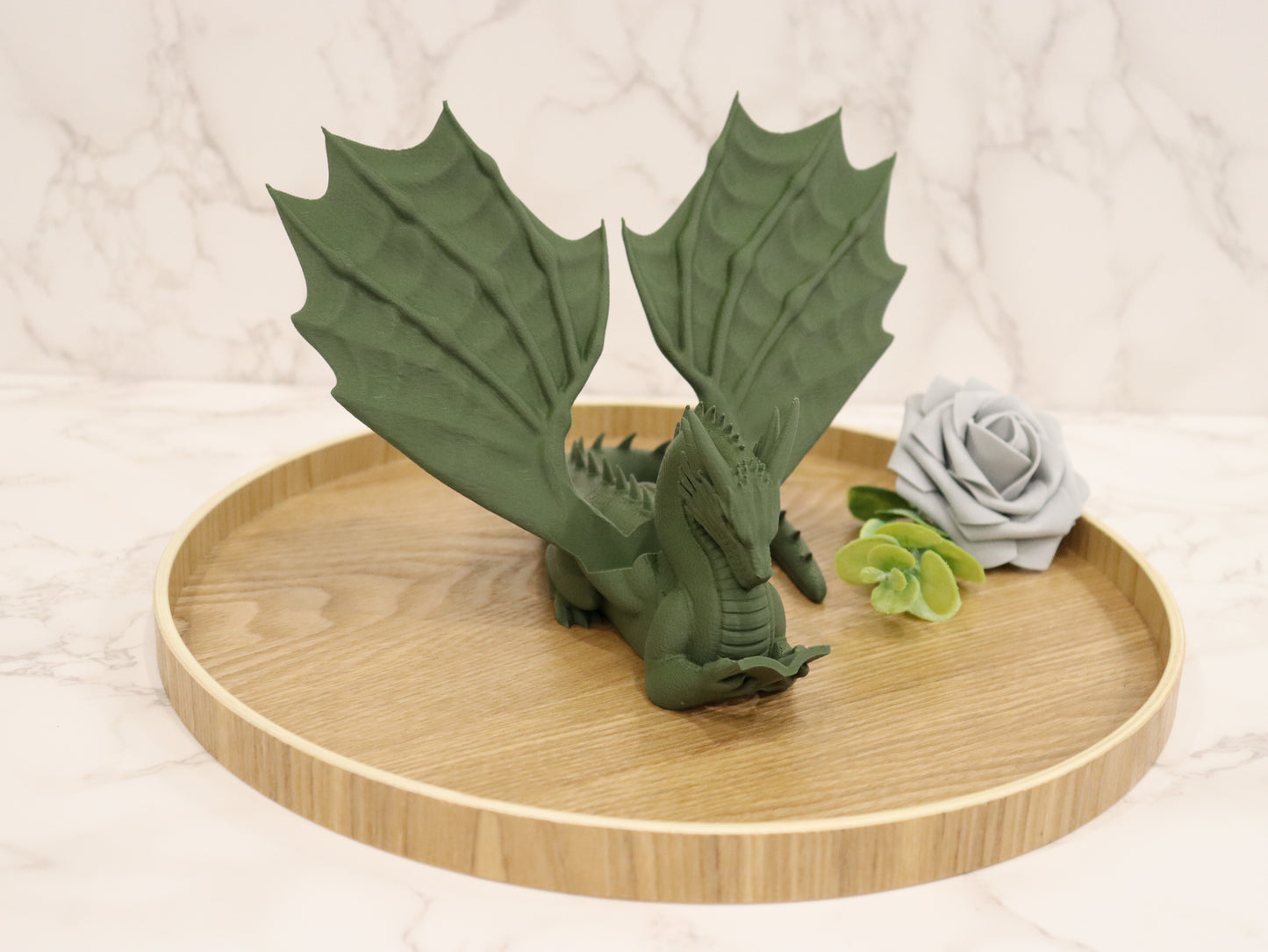 Buchhalter lesender Drache Farbauswahl Cozy Colors | verschiedene Größen | 3D Druck | Aufsteller Bücher E-Reader Tablet