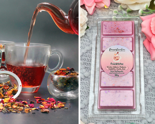Tafel 50 g | Früchtetee | Duftwachs