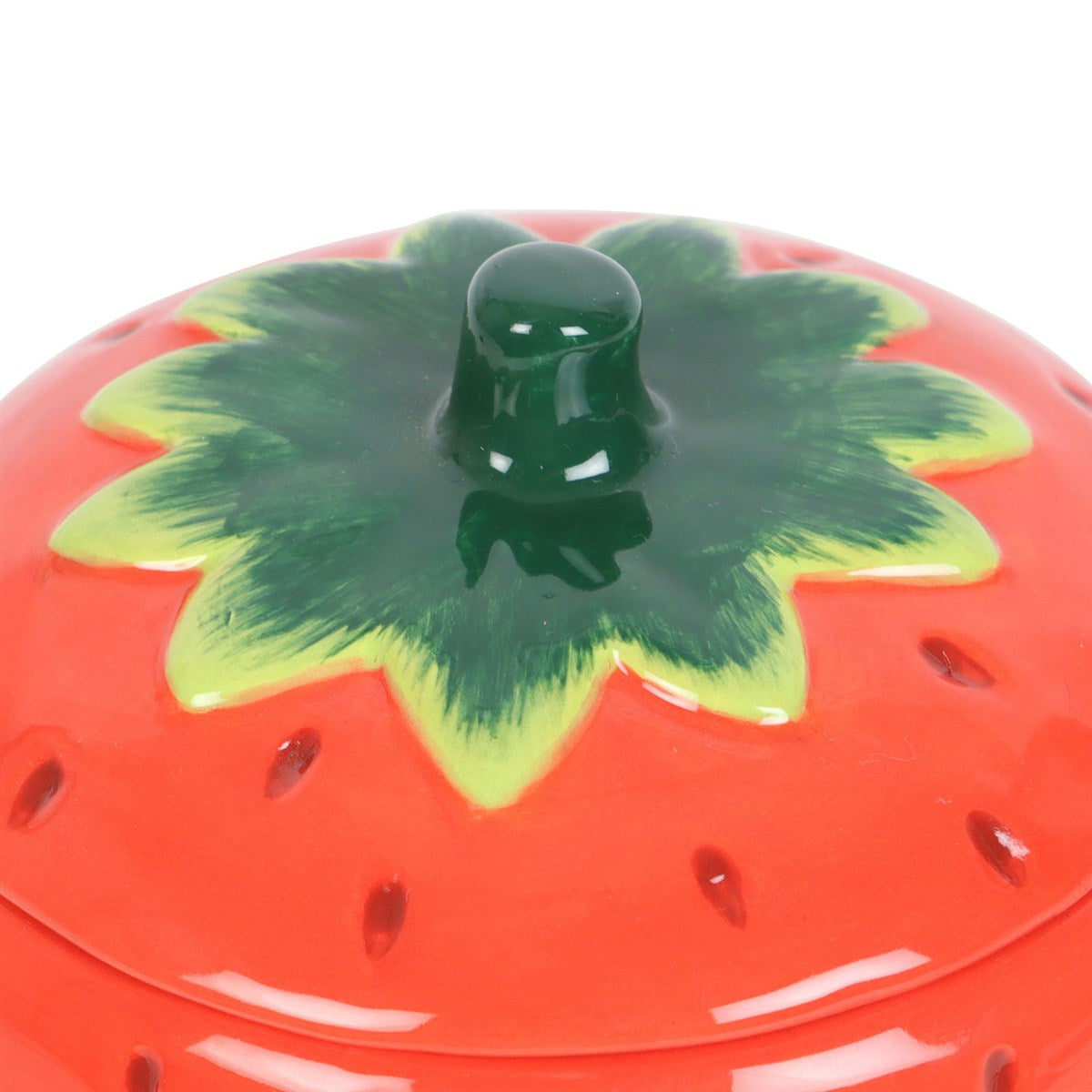 Duftlampe Teelicht "Strawberry" Keramik rot