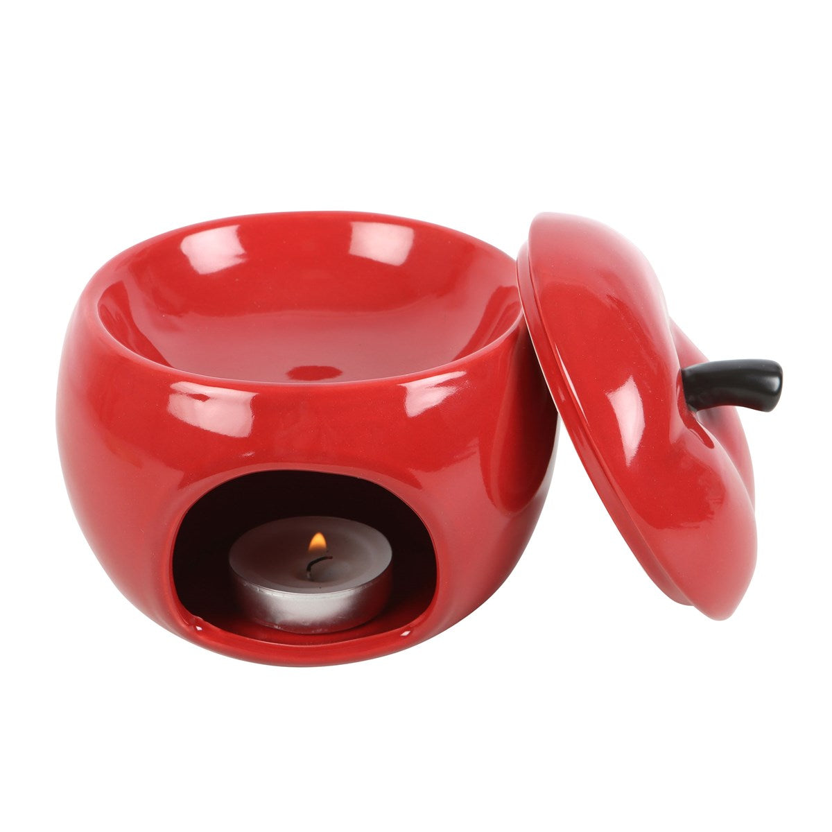 Vorbestellung | Duftlampe Teelicht "Apple" Keramik rot
