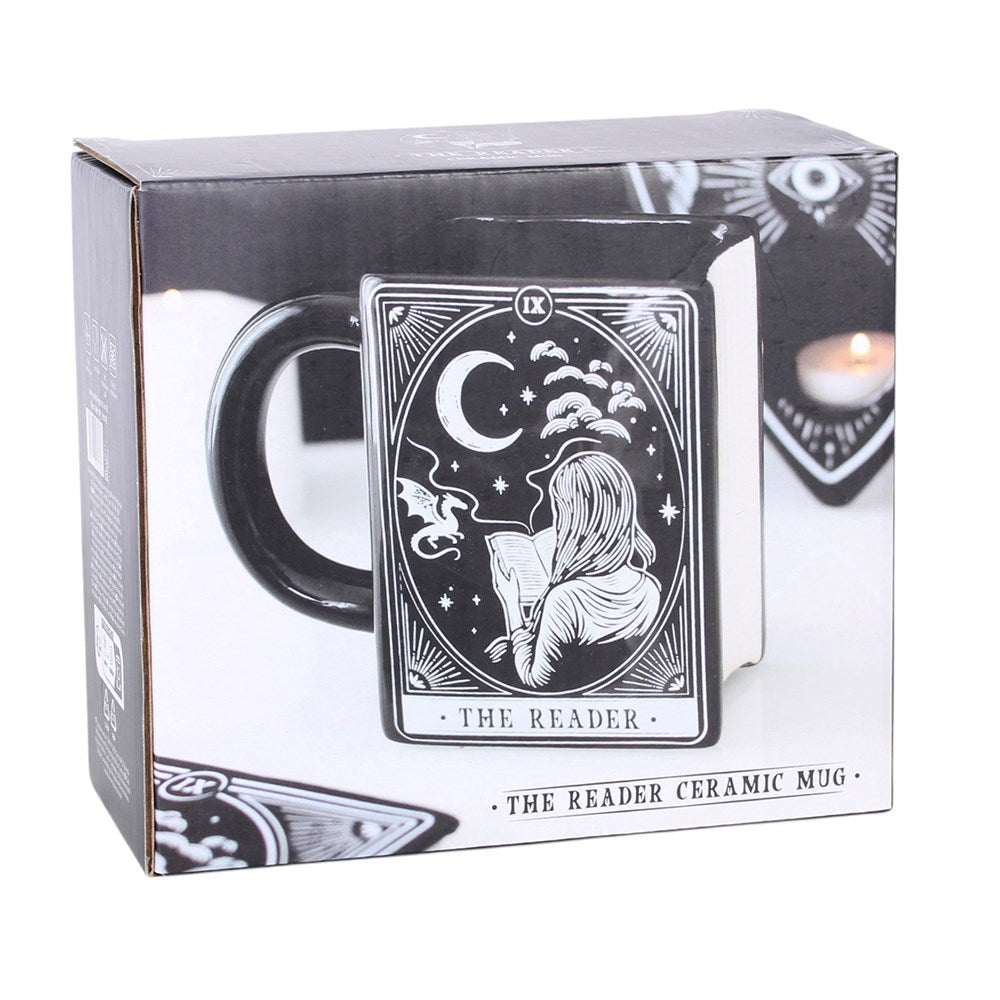 Tasse "The Reader Book" Keramik Schwarz