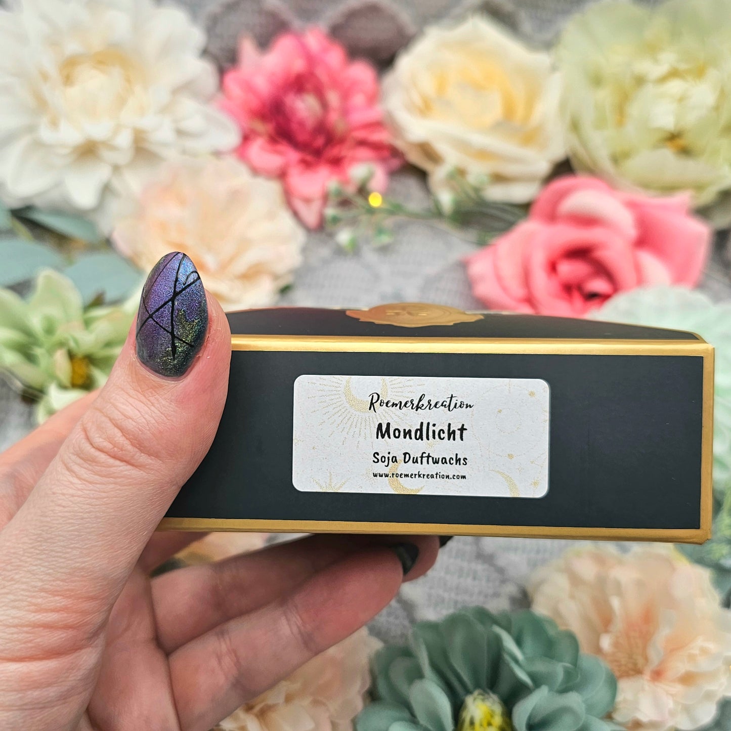 Geschenkbox Herz 65 g | Mondlicht | Duftwachs