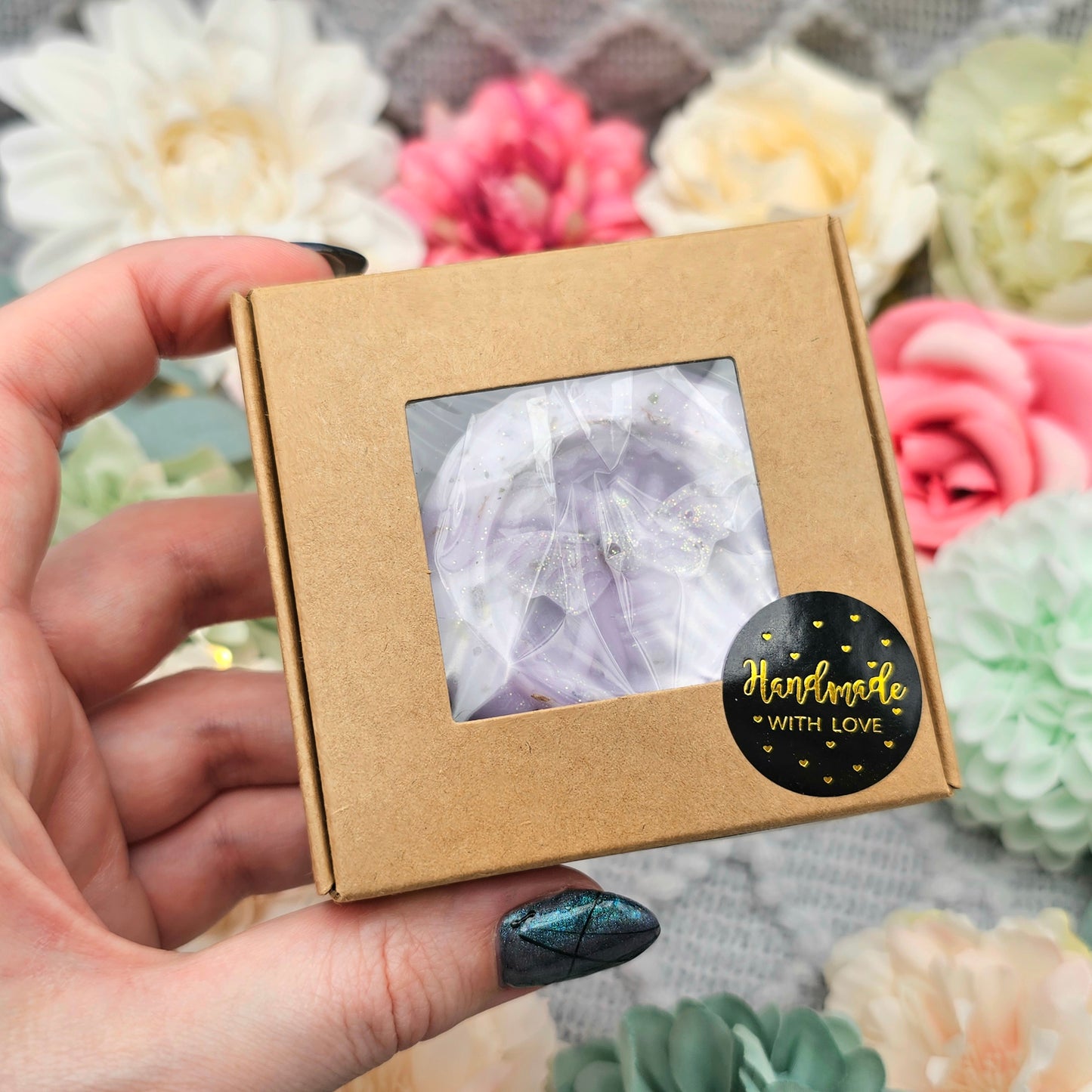 Geschenkbox Biene 40 g | Kokosmilch & Lavendel | Duftwachs