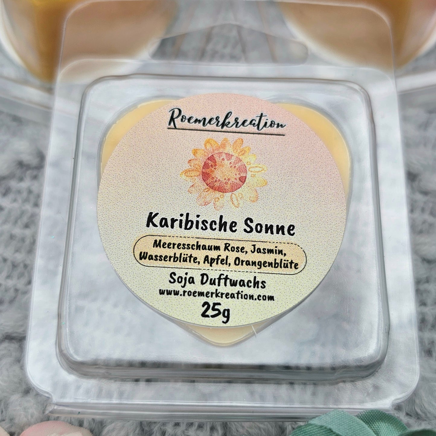 Herzschale 25 g | Karibische Sonne | Duftwachs