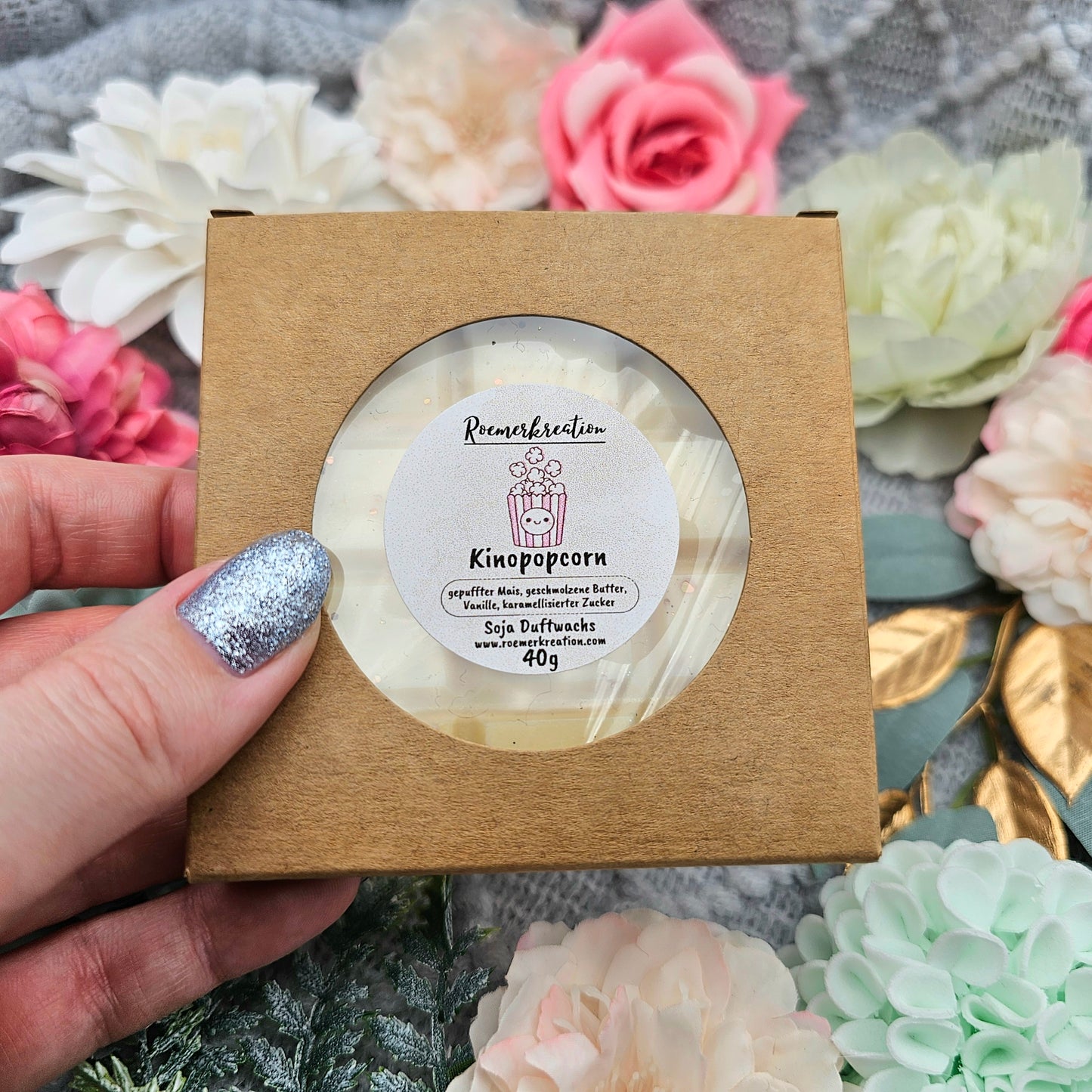 Tafel 40 g | Kinopopcorn | *limitiert* | Duftwachs