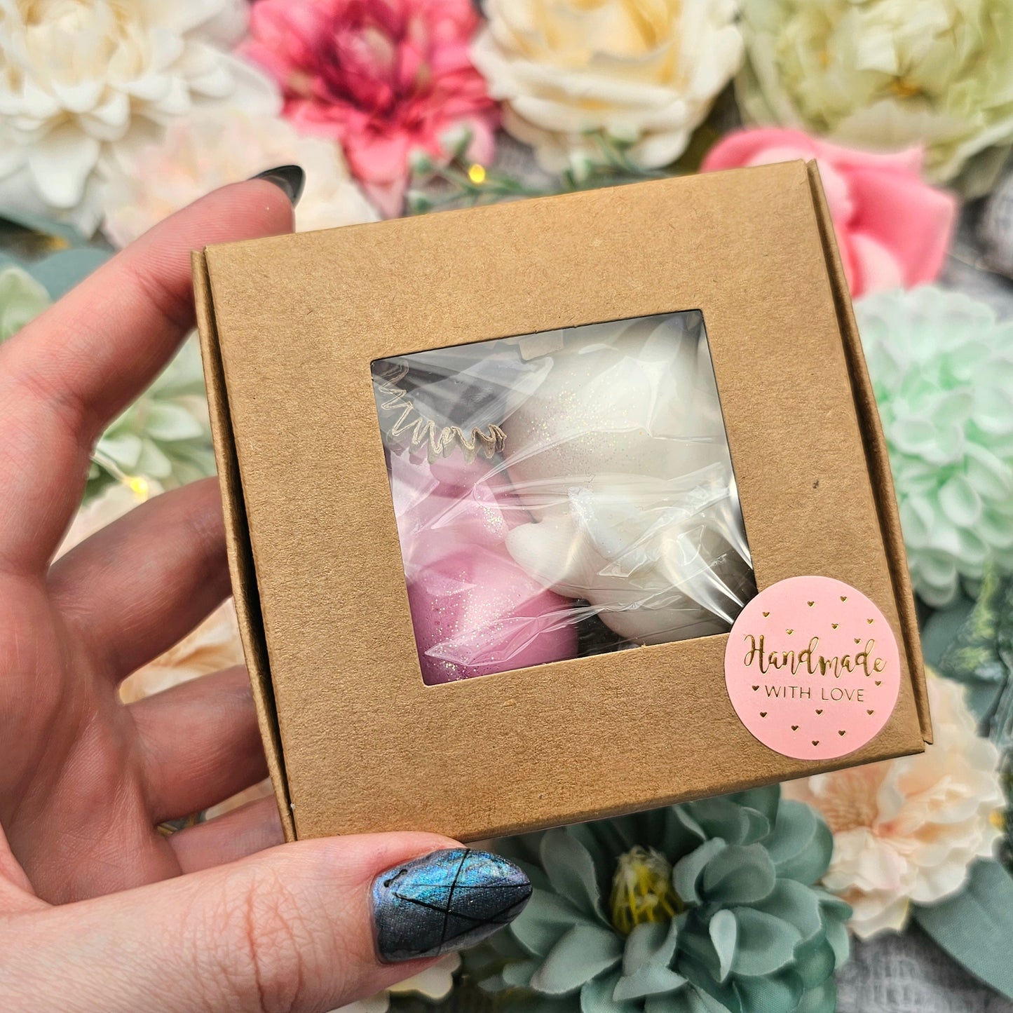 Geschenkbox Häschen Set 55 g | Sakura Mochi | Duftwachs