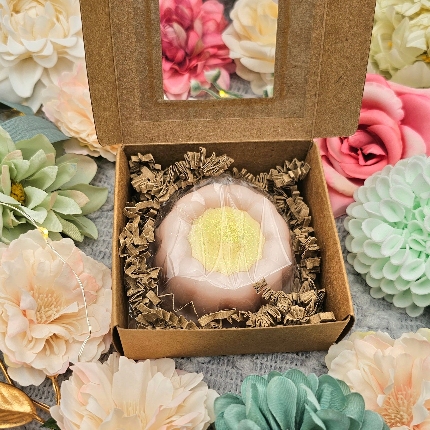Geschenkbox Kuchen 70 g | Lemon Pie | Duftwachs