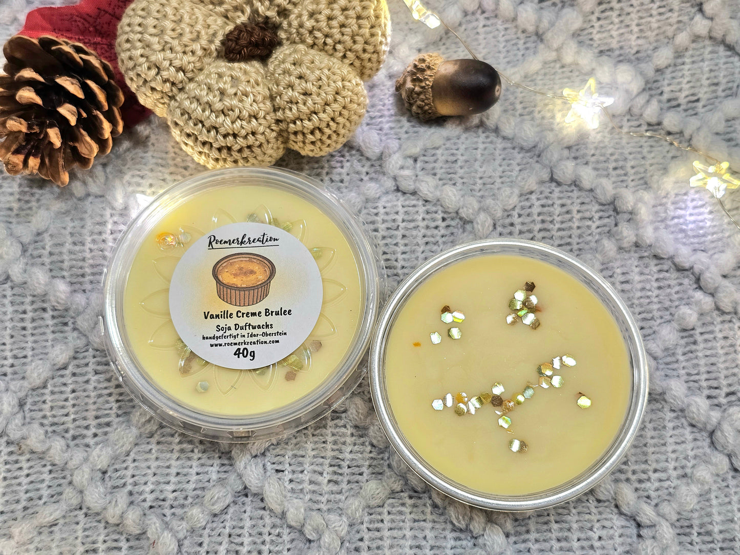 Duftkessel | Vanille Creme Brulee | Duftwachs | 40 g Schale