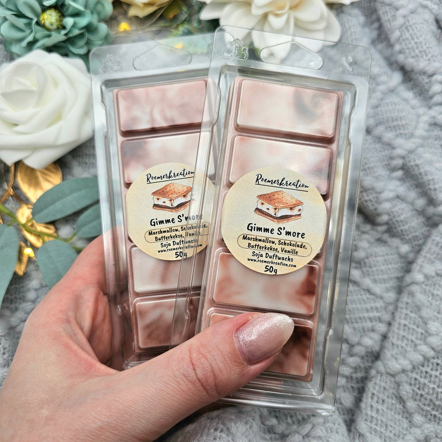 Tafel 50 g | Gimme S'more | Duftwachs