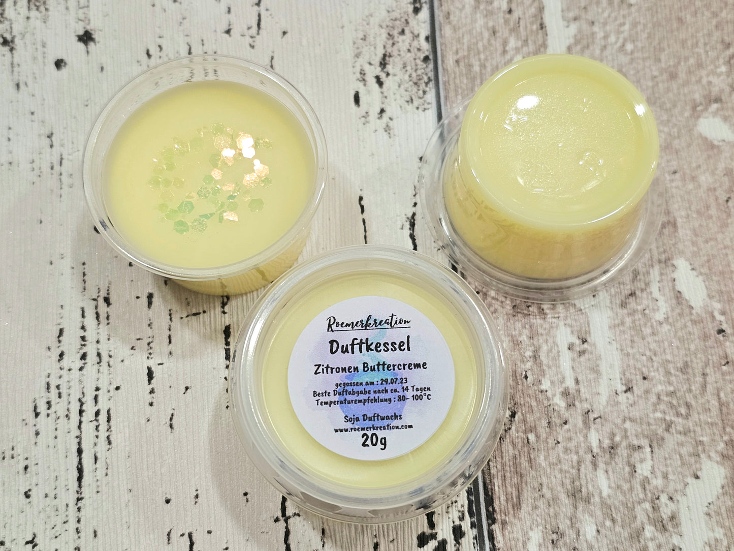 Duftkessel | Zitronen Buttercreme | Duftwachs | 20 g Töpfchen