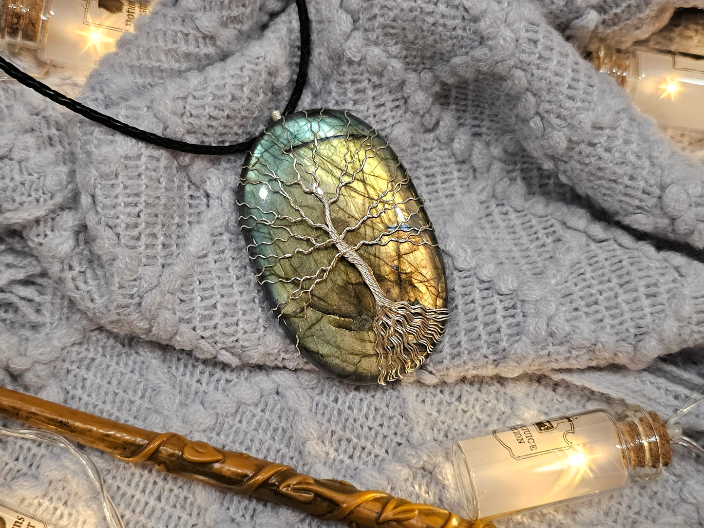 Labradorite Tree of Life Pendant | Jewelry Wire | Gemstone Necklace