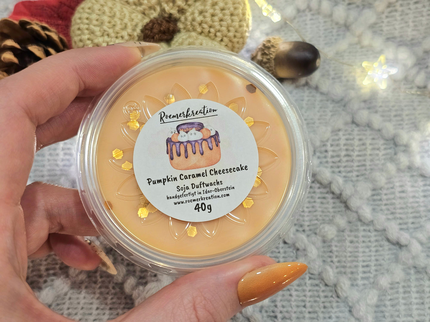 Schale 40 g  | Pumpkin Caramel Cheesecake | Duftwachs