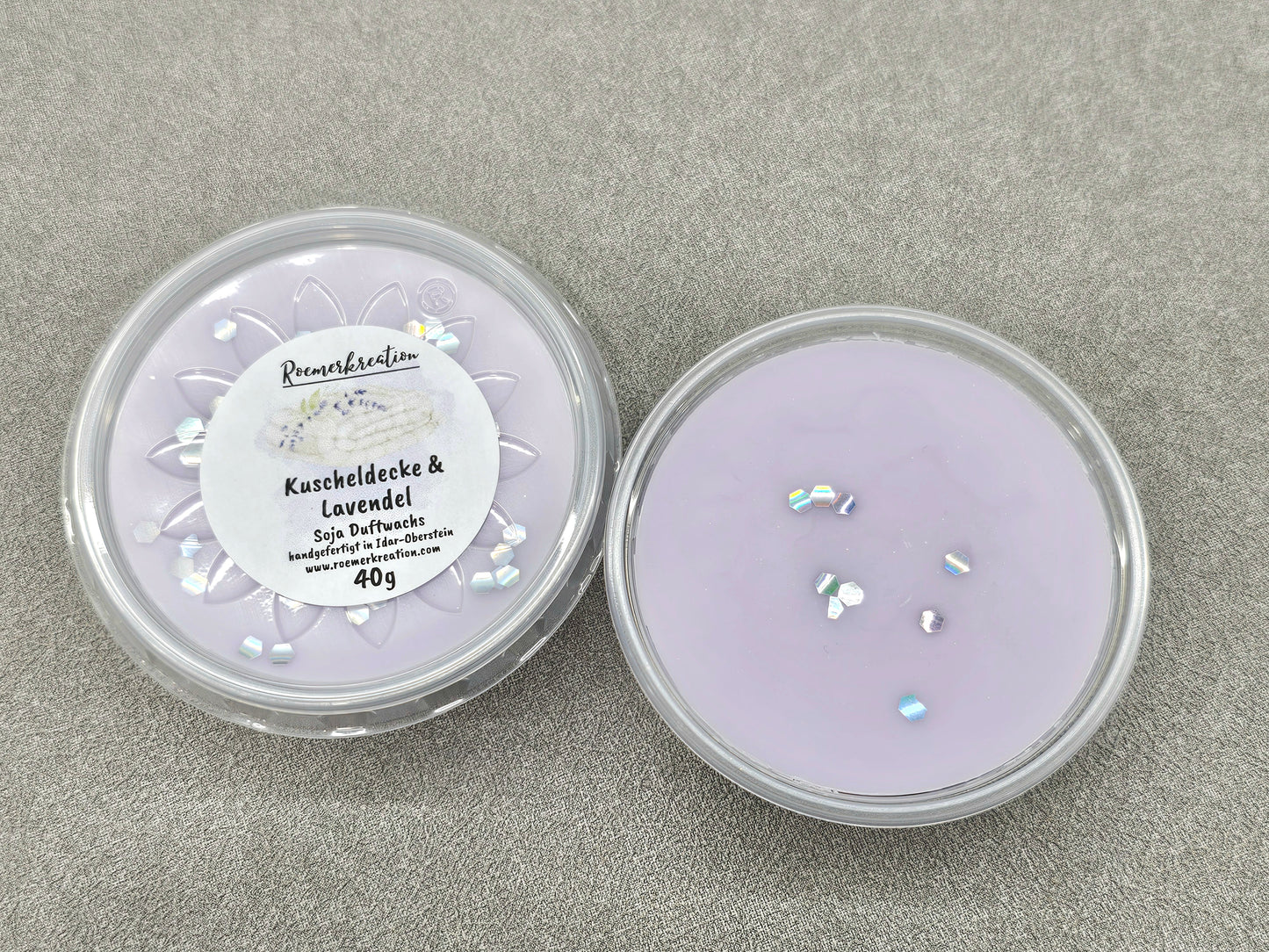 Schale 40 g | Kuscheldecke & Lavendel | Duftwachs