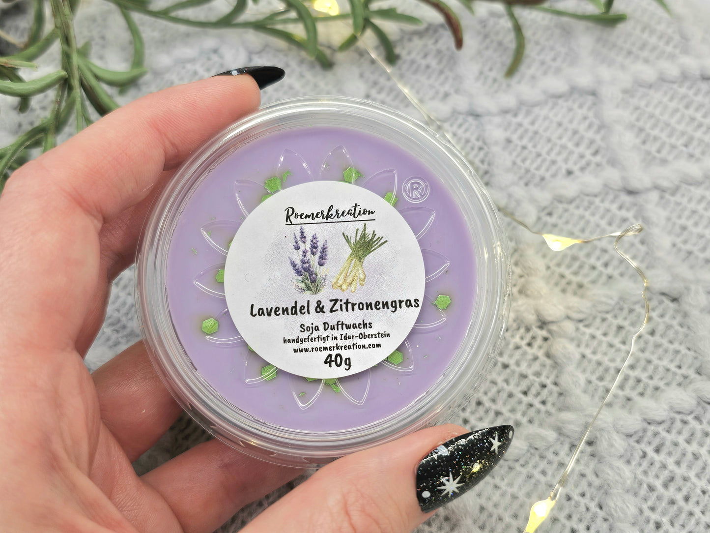 Schale 40 g | Lavendel & Zitronengras | Duftwachs