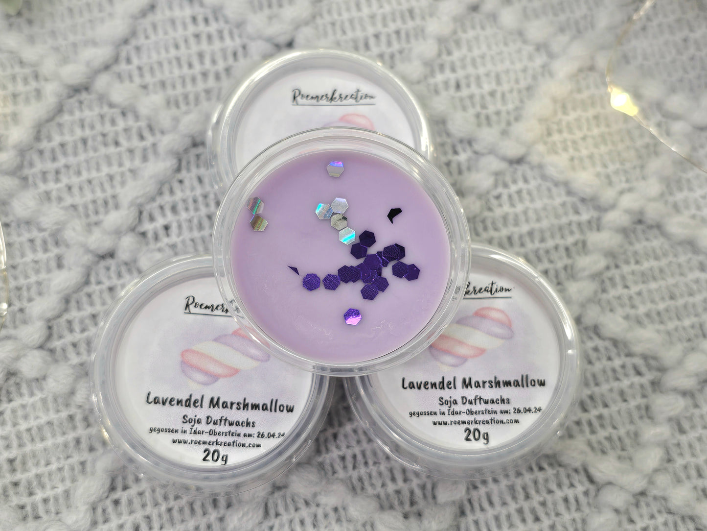 Probiergröße 20 g | Lavendel Marshmallow | Duftwachs