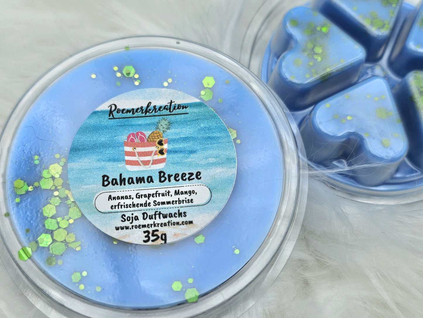 Herzschale 35 g | Bahama Breeze | Duftwachs