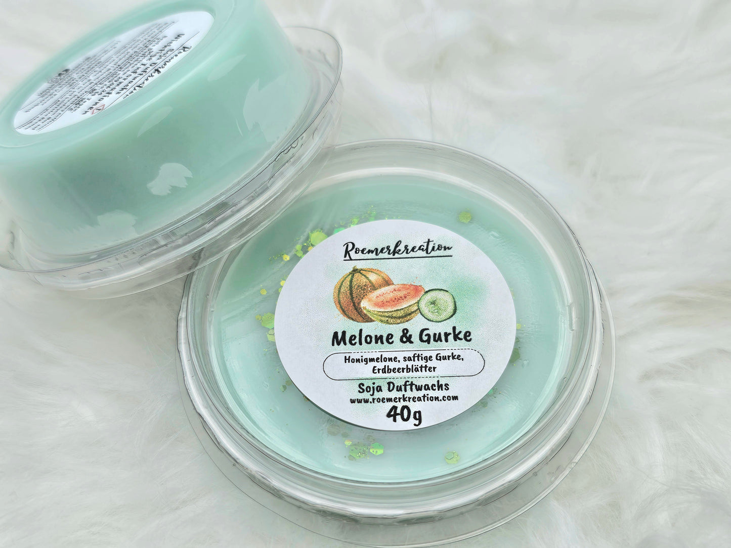 Schale 40 g | Melone & Gurke | Duftwachs