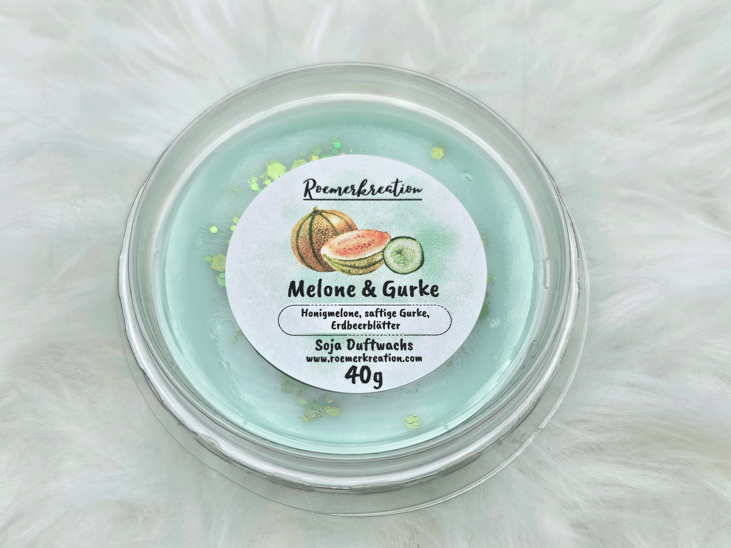 Schale 40 g | Melone & Gurke | Duftwachs