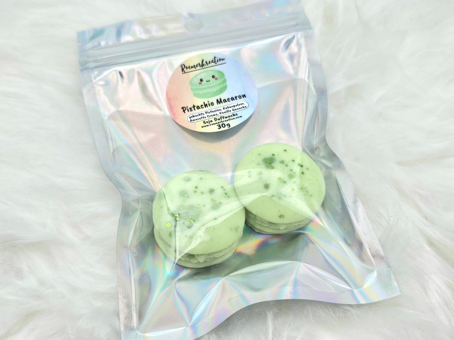 Limitiert | Rainbow Dessert | Pistachio Macaron | Duftwachs | 30 gr