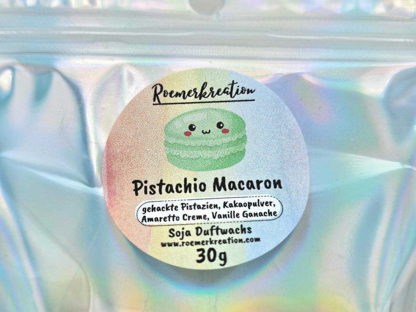 Limitiert | Rainbow Dessert | Pistachio Macaron | Duftwachs | 30 gr