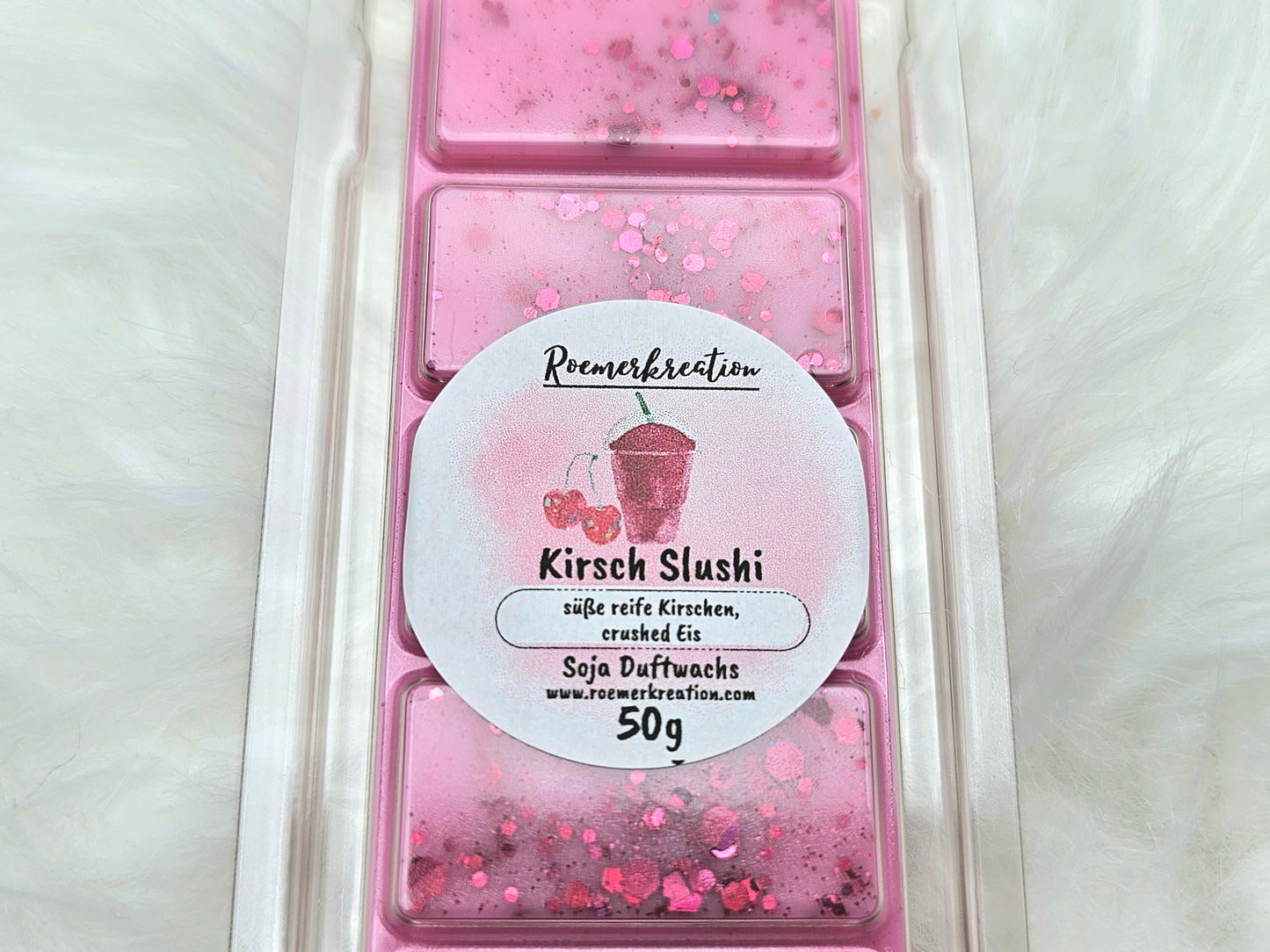 Tafel 50 g | Kirsch Slushi | Duftwachs