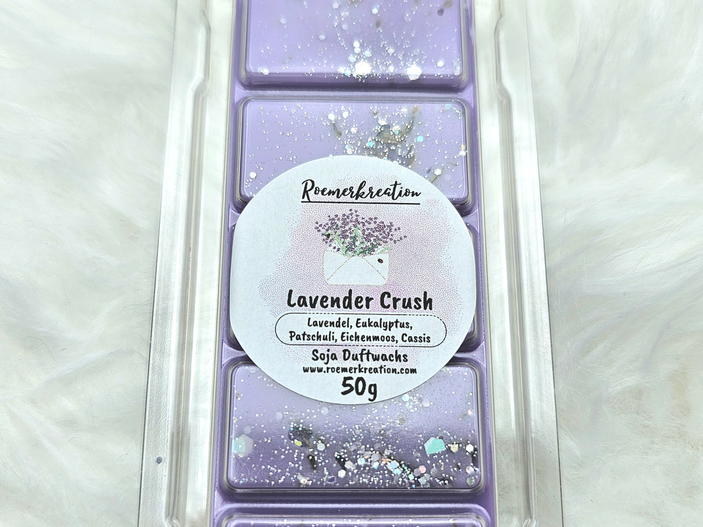 Tafel 50 g | Lavender Crush | Duftwachs