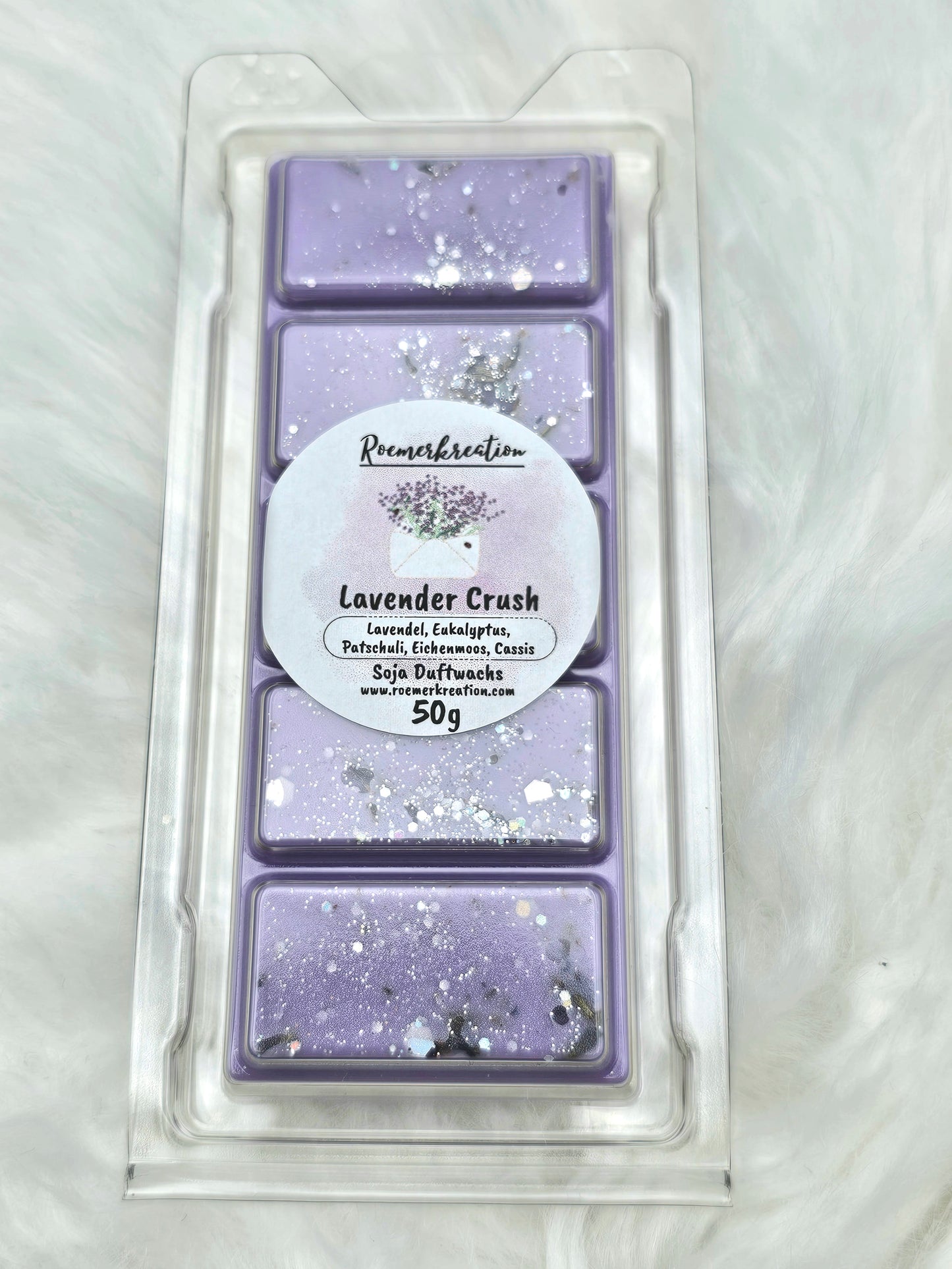 Tafel 50 g | Lavender Crush | Duftwachs