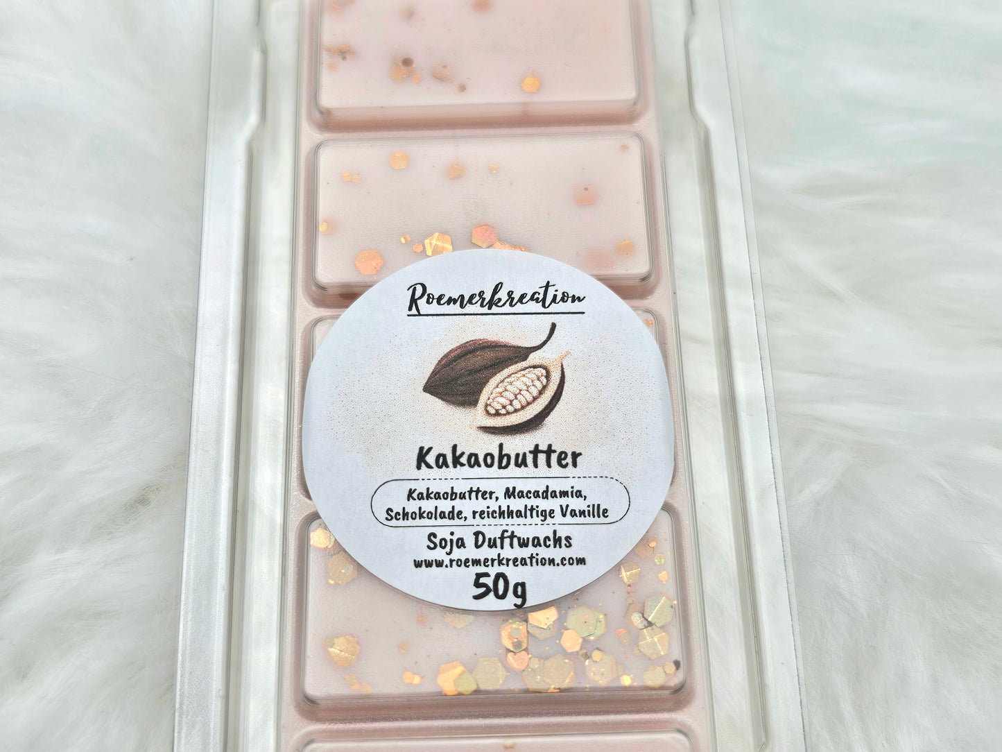 Tafel 50 g | Kakaobutter | Duftwachs