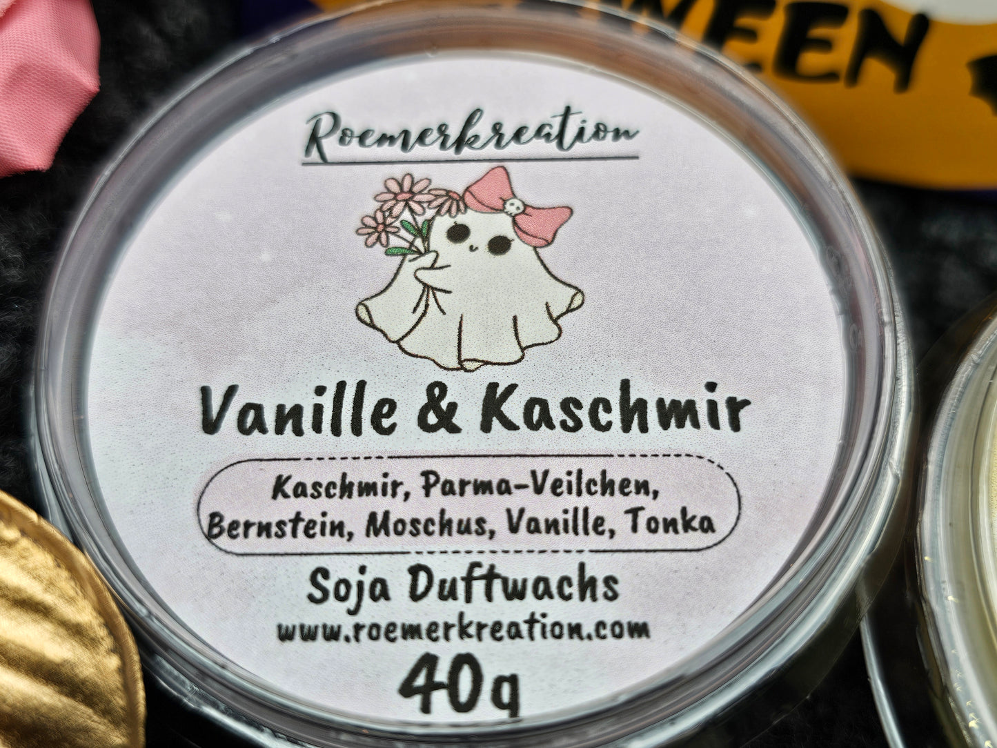 Limitiert | Halloween Box lila | Vanille Mischungen | Duftwachs | 100 gr