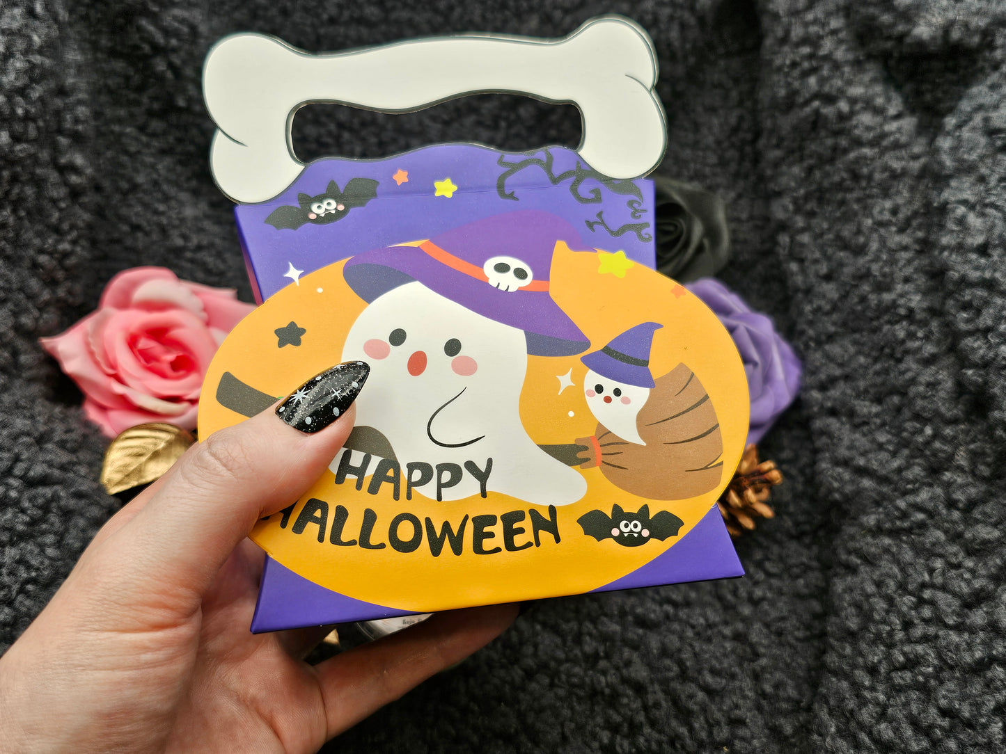 Limitiert | Halloween Box lila | Vanille Mischungen | Duftwachs | 100 gr